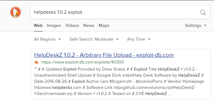 HelpDeskZ - Version 1.0.2 Exploit